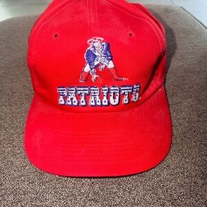 STARTER Vintage Red Patriots Hat
